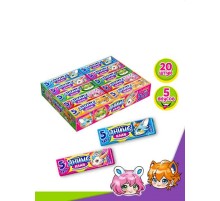 Жевательная резинка Канди Клаб Пластинки с тату 12,5гр*20*(30бл) Аниме Клаб ассорти