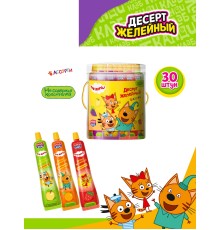 Желейный десерт  Канди Клаб 55мл*30*(8бан) Зубная паста ТРИ КОТА ассорти Новинка!!