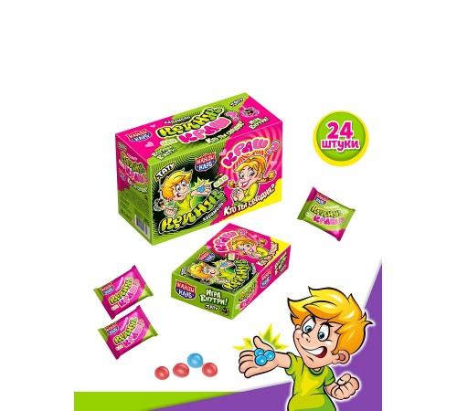 Карамель Канди Клаб 10гр*24*(12бл) Кринж или краш? с тату Новинка!!