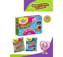 Жевательная резинка Канди Клаб  3гр*36*(12бл) Стикер Клаб. Кринж или краш? с наклейками Новинка!!!