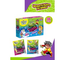 Жевательная резинка Канди Клаб  3гр*36*(12бл) Стикер клаб. Стрем или Норм? с наклейками Новинка!!!