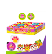 Желейный десерт  Канди Клаб 24гр*30*(12бл) Лапка