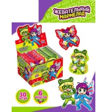 Мармелад Канди Клаб  9гр*30*(12бл) Леди Бабочка и Супер Фрог Новинка!!