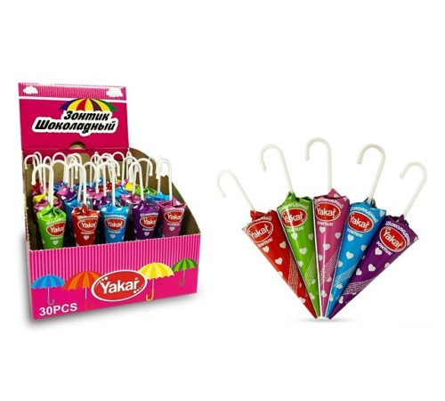 Шоколадный зонтик Канди Клаб 22гр*30*(8бл) 