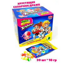 Сахарное драже Канди Клаб 10гр*30*(12бл) Хрустямба Клево-Фруктово