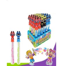 Мыльные пузыри Надуватели 60мл*24*(12бл) Суровые коты