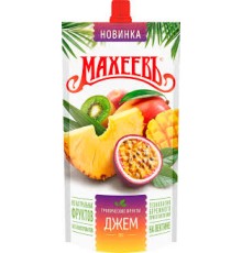 Джем Махеевъ дой-пак 300гр*16 Тропические фрукты
