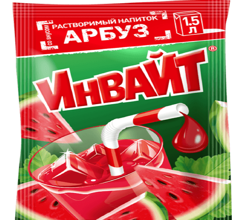 INVITE  растворимый напиток 12гр*24*(6бл) Арбуз