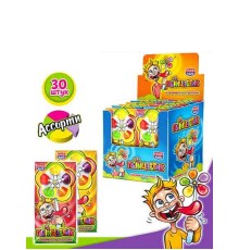 Карамель Канди Клаб 12гр*30*(12бл) Пятицветик на палочке 