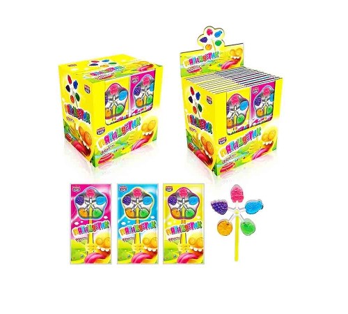 Карамель Канди Клаб 12гр*30*(12бл) Пятицветик фрукты
