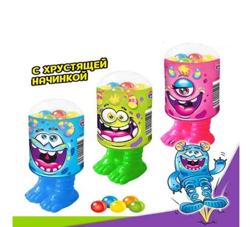 Сахарное драже Канди Клаб  7гр*30*(20бл) Драконыч ассорти