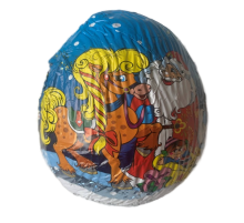 Фигурка из конд.глазури Канди Клаб  90гр*12*(4бл) Яйцо с/с Новый год (с лошадкой)