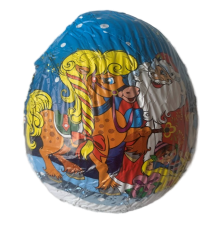 Фигурка из конд.глазури Канди Клаб  90гр*12*(4бл) Яйцо с/с Новый год (с лошадкой)