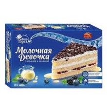 Торт"Черемушки"Молочная девочка 400г*6 