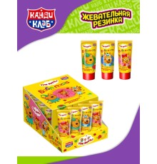 Жевательная резинка Канди Клаб 20гр*24*(12бл) Бабл Паста ассорти (Три кота) Новинка!!