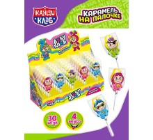 Карамель Канди Клаб 13гр*30*(12бл) ЛАБУ КЛАБ на палочке