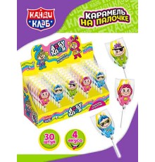 Карамель Канди Клаб 13гр*30*(12бл) ЛАБУ КЛАБ на палочке