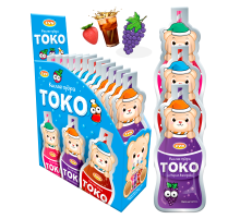 Кислая пудра Токо со вкусом винограда,колы и клубники 13гр*24*(12бл) ZVN ТМ 