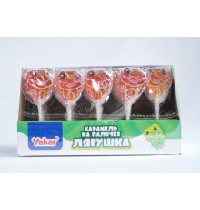 Карамель Канди Клаб Yakar 16гр*30*(10бл) Лягушка