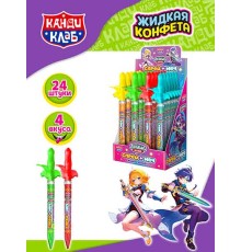 Жидкая конфета Канди Клаб 40гр*24*(6бл) Спрей Меч Аниме Новинка!!