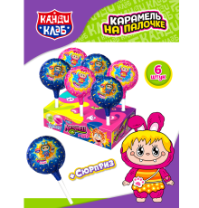 Карамель Канди Клаб Лизунец MAXI 112гр*24* ЛАБУ КЛАБ