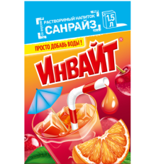 INVITE  растворимый напиток 12гр*24*(6бл) Санрайз