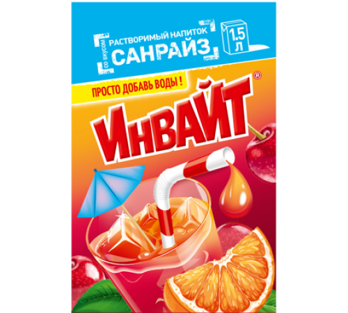INVITE  растворимый напиток 12гр*24*(6бл) Тоник