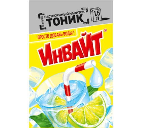 INVITE  растворимый напиток 12гр*24*(6бл) Тоник