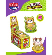 Желейный десерт  Канди Клаб 65мл*20шт*(12бл) Джелли Ланч вкус тутти-фрутти