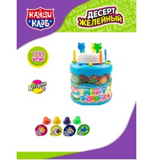 Желейный десерт  Канди Клаб 13гр*100*(6бан) Торт