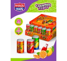 Сахарная пудра Канди Клаб 10гр*20шт*(12бл) Газировка