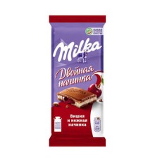 Милка шоколад 80гх20шт. Вишня