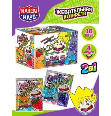 Жевательная конфета Канди Клаб 10гр*30*(12бл) Дабл Саур