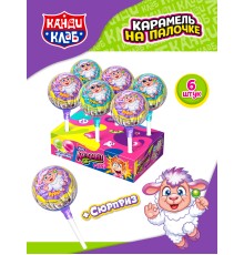 Карамель Канди Клаб Лизунец MAXI 112гр*24* Краш Бараш