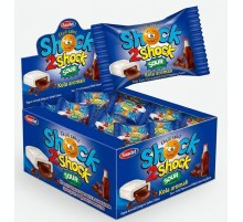 Жевательная резинка Канди Клаб  4гр*100*(20бл) SHOCK2 SHOCK Кола