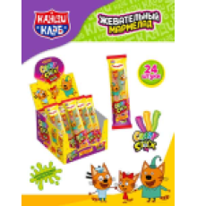 Мармелад Канди Клаб Crazy Gummy Crazy STICK 20гр*24*(12бл) Три кота