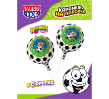 Карамель Канди Клаб Лизунец MAXI  62гр*24 Футбол