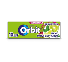 Орбит  жевательная резинка 13,6гх30шт*(20бл) Бергамот