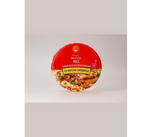 Лапша быстрого приготовления Kё Kou 100гр*24 со вкусом Говядины
