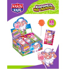 Карамель Канди Клаб 10гр*48*(12бл) Краш Бараш с кислой пудрой