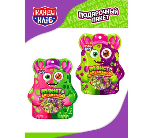 Набор кондитерских изделий Канди Клаб 122,5гр*12 Монстр Вкуснямба