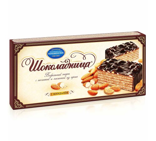 Торт Шоколадница с миндалем 230г*12