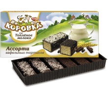 Торт"Объед.Кондитеры"180г*6 Коровка топлёное молоко ассорти