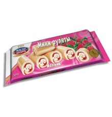 Мини-рулеты"Мастер Десерта" Малина 175г*15