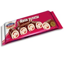 Мини-рулеты"Мастер Десерта" Вишня 175г*15