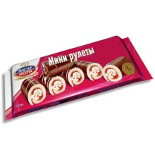 Мини-рулеты"Мастер Десерта" Вишня 175г*15
