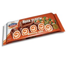 Мини-рулеты"Мастер Десерта" Шоколад-орех 175г*15