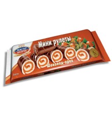 Мини-рулеты"Мастер Десерта" Шоколад-орех 175г*15