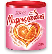 Мармеландия 250г*12 Апельсиновые дольки