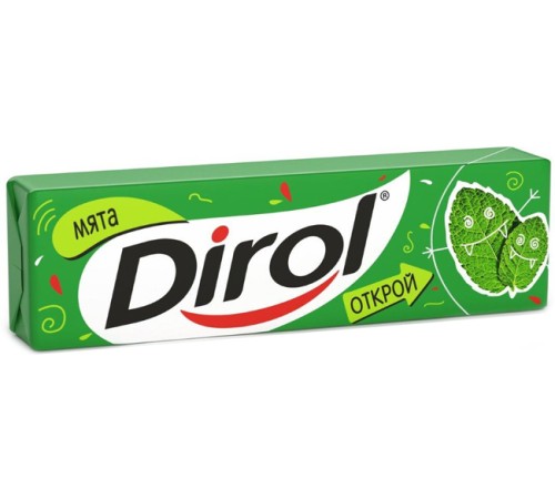 Дирол жевательная резинка 13,6гх30*(24бл) Мята